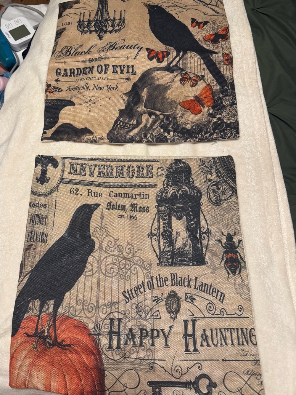 Halloween / Gothic Decorative Pillow Covers
